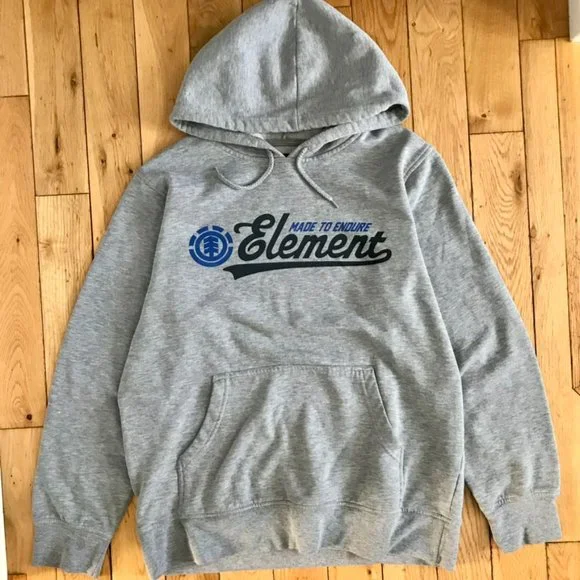 Element Shirts Element Hoodie Mens Large Gray Pullover Sweater